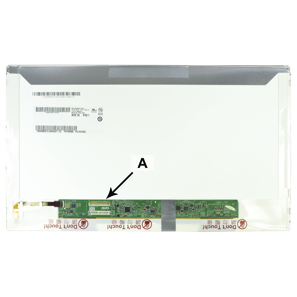 2-Power 2-Power Laptop Spare Parts - 15.6 Inches - Black