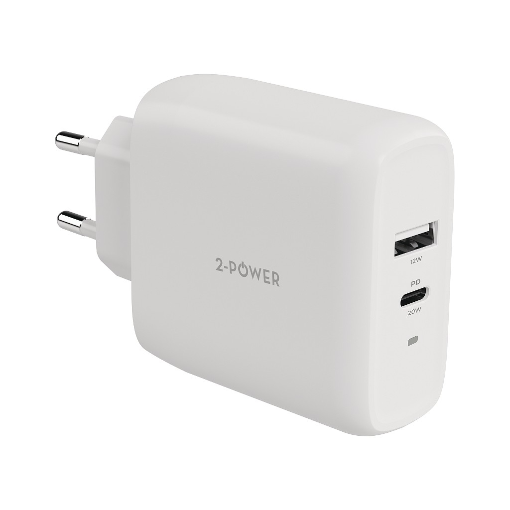 2-Power 2-Power Mobile Device Chargers - White