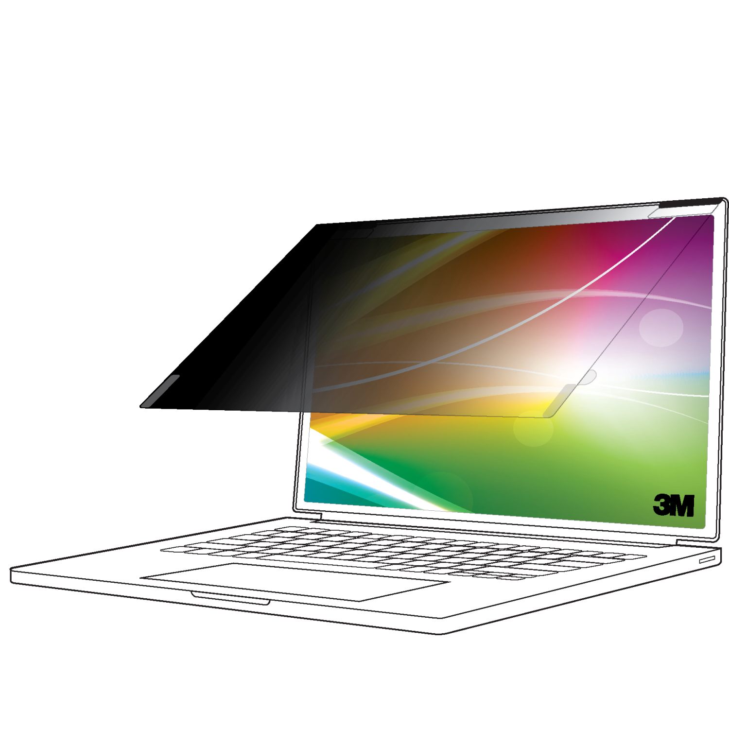 3M Bright Screen Privacy Filter for 16i