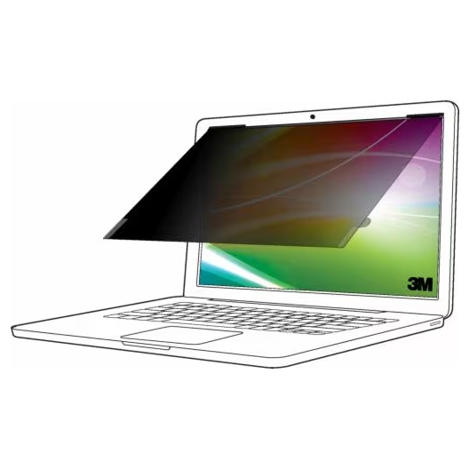 3M Bright Screen Privacy Filter - Notebook privacy filter - bright screen - removable - flip/adhesive - 14.4" - for Microsoft Surface Laptop 2