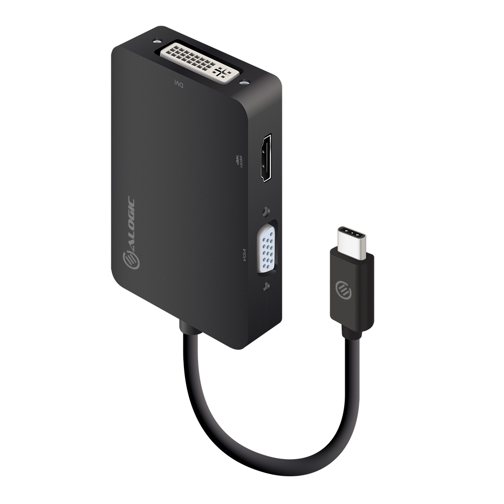 Alogic 3-in-1 Interface Cards/Adapters - Black