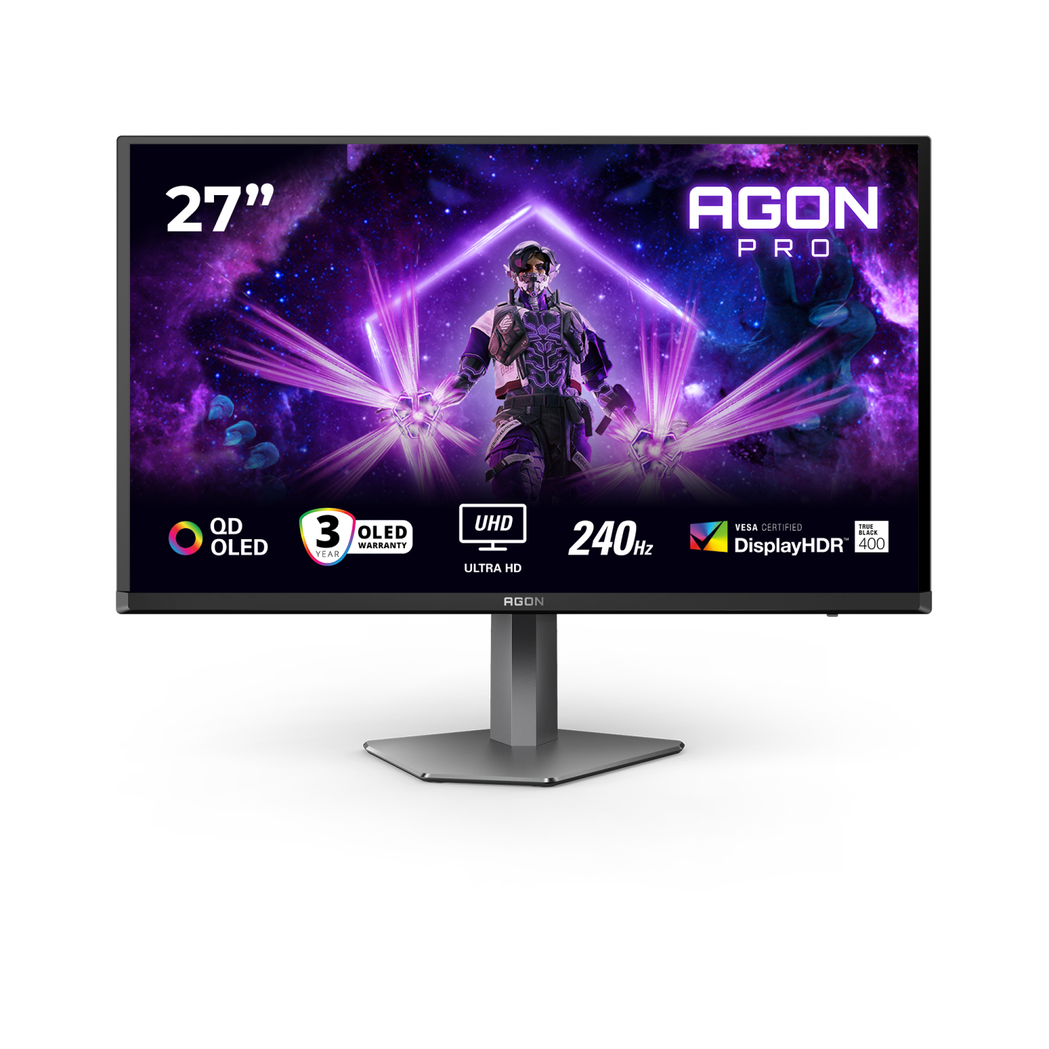 AOC AG276UZD Gaming Monitors - 26.5 Inches - Black
