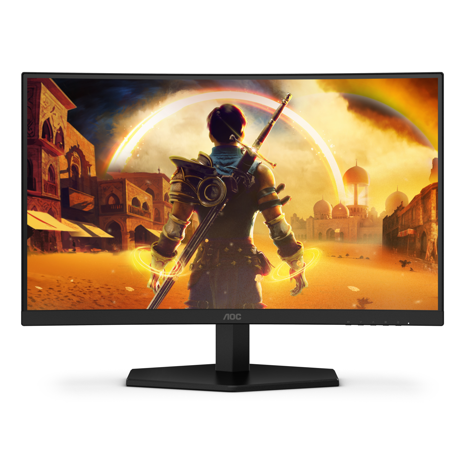 AOC G4 23.6" VA FHD 180Hz computer monitor 59.9 cm (23.6") 1920 x 1080 pixels Full HD LCD Black, Red