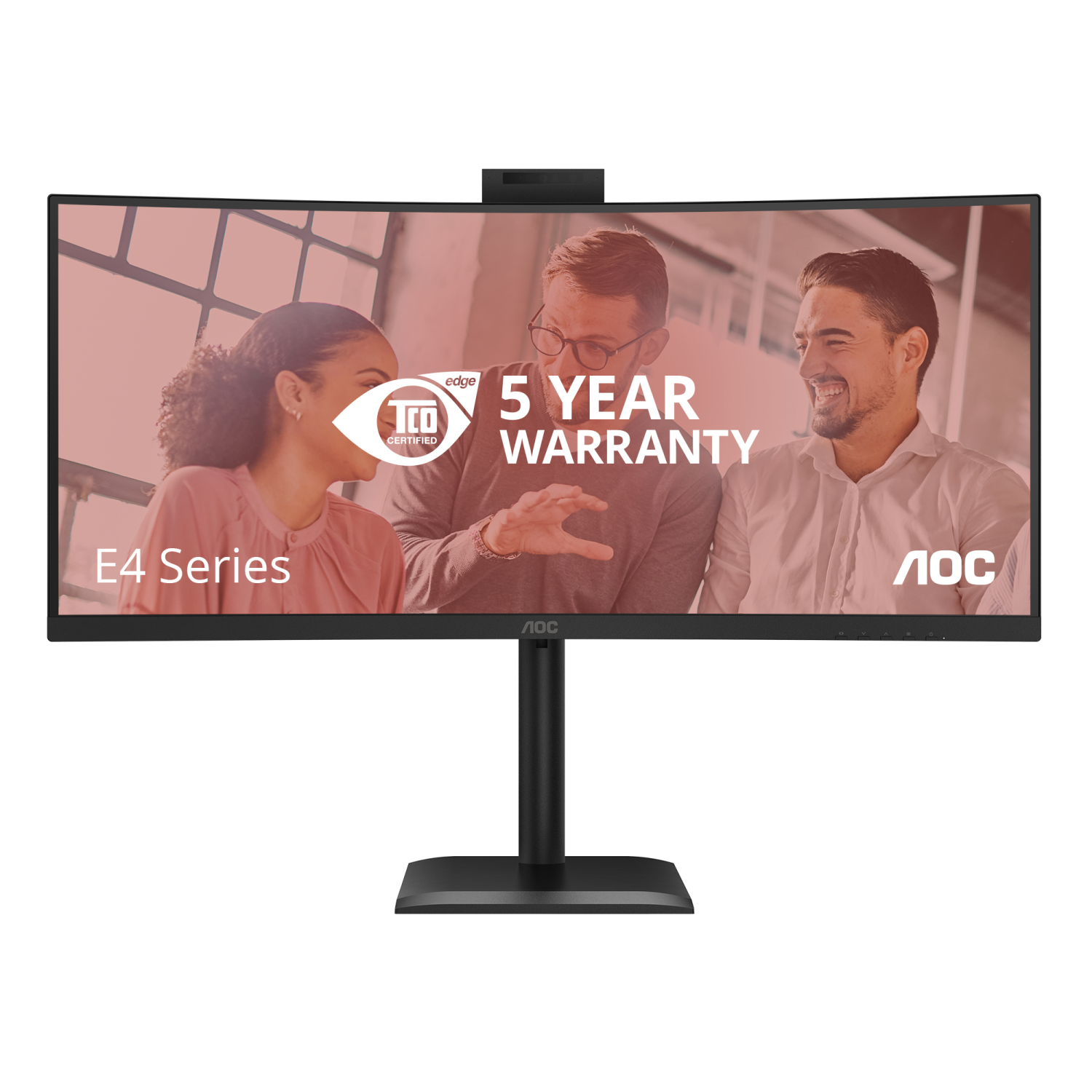 AOC CU34E4CW Computer Monitors - 34 Inches - Black