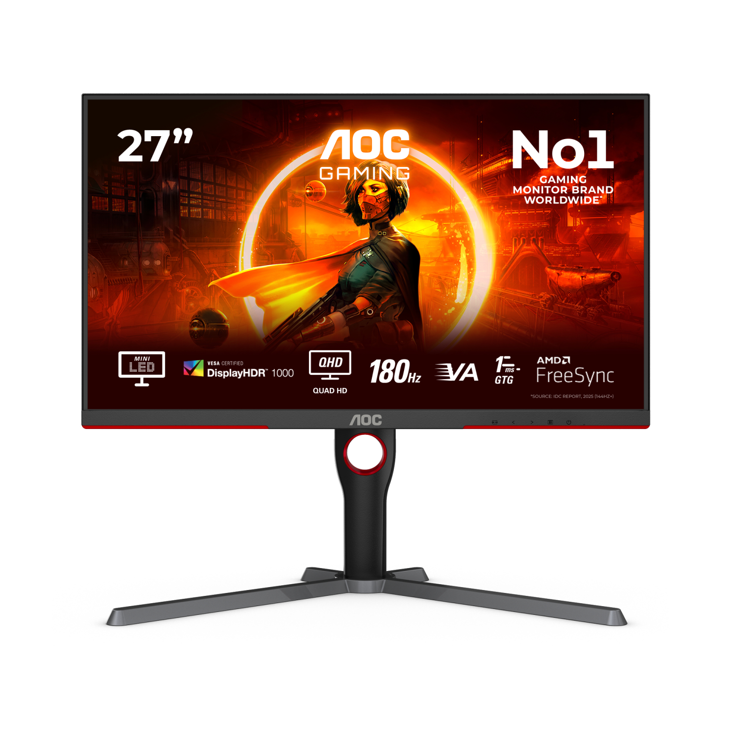 AOC Q27G3XMN Computer Monitors - 27 Inches - Multi