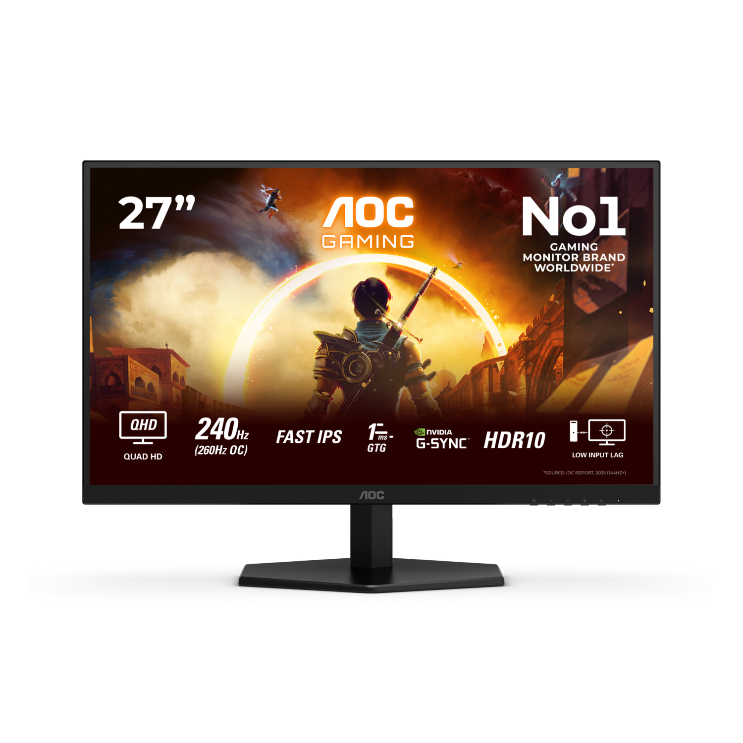 AOC Q27G42ZE Computer Monitors - 27 Inches - Multi