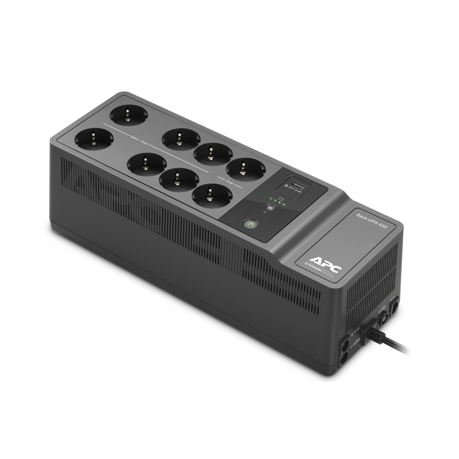 APC 650VA Uninterruptible Power Supplies (UPSs) - Black