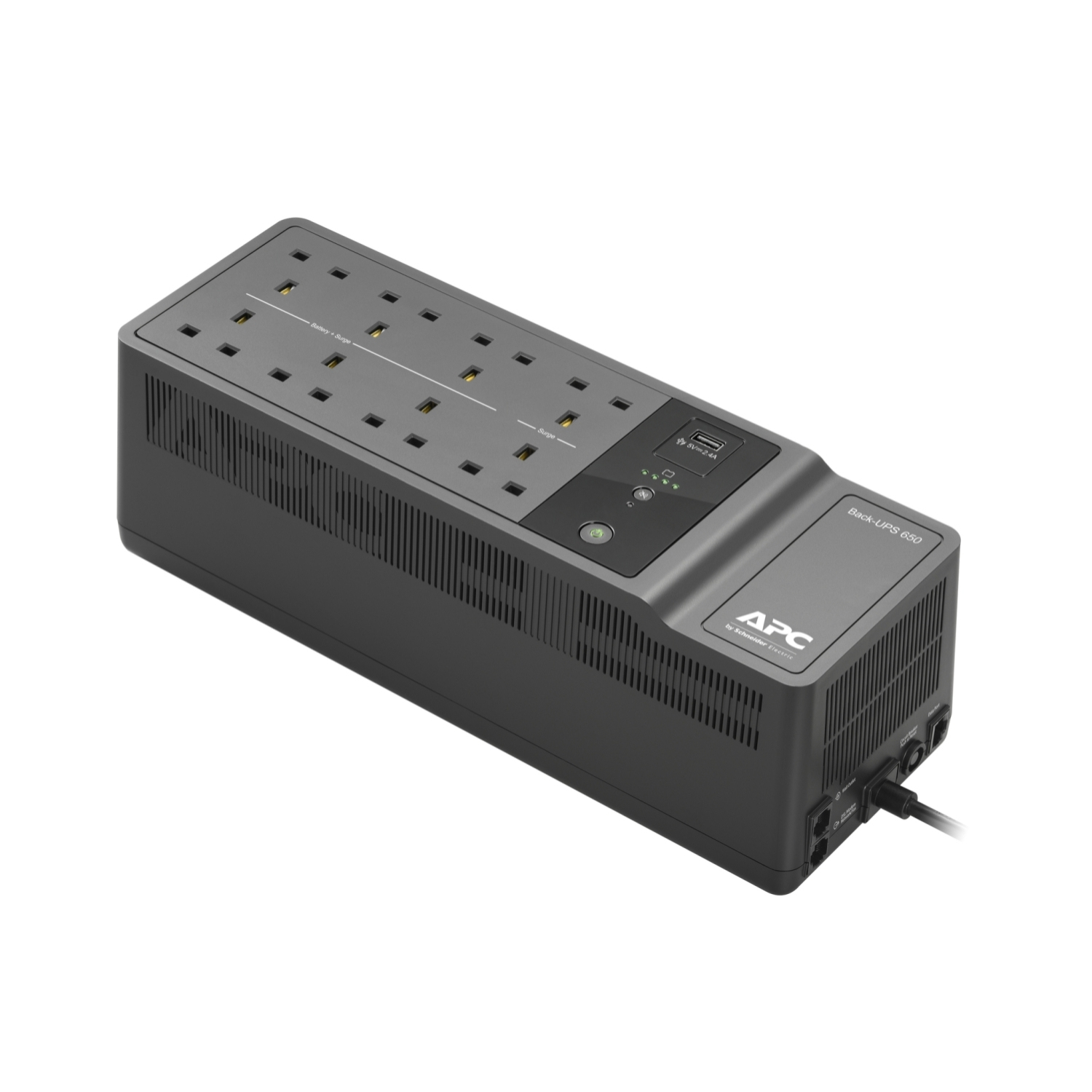APC BE650G2-UK Uninterruptible Power Supplies (UPSs) - Black