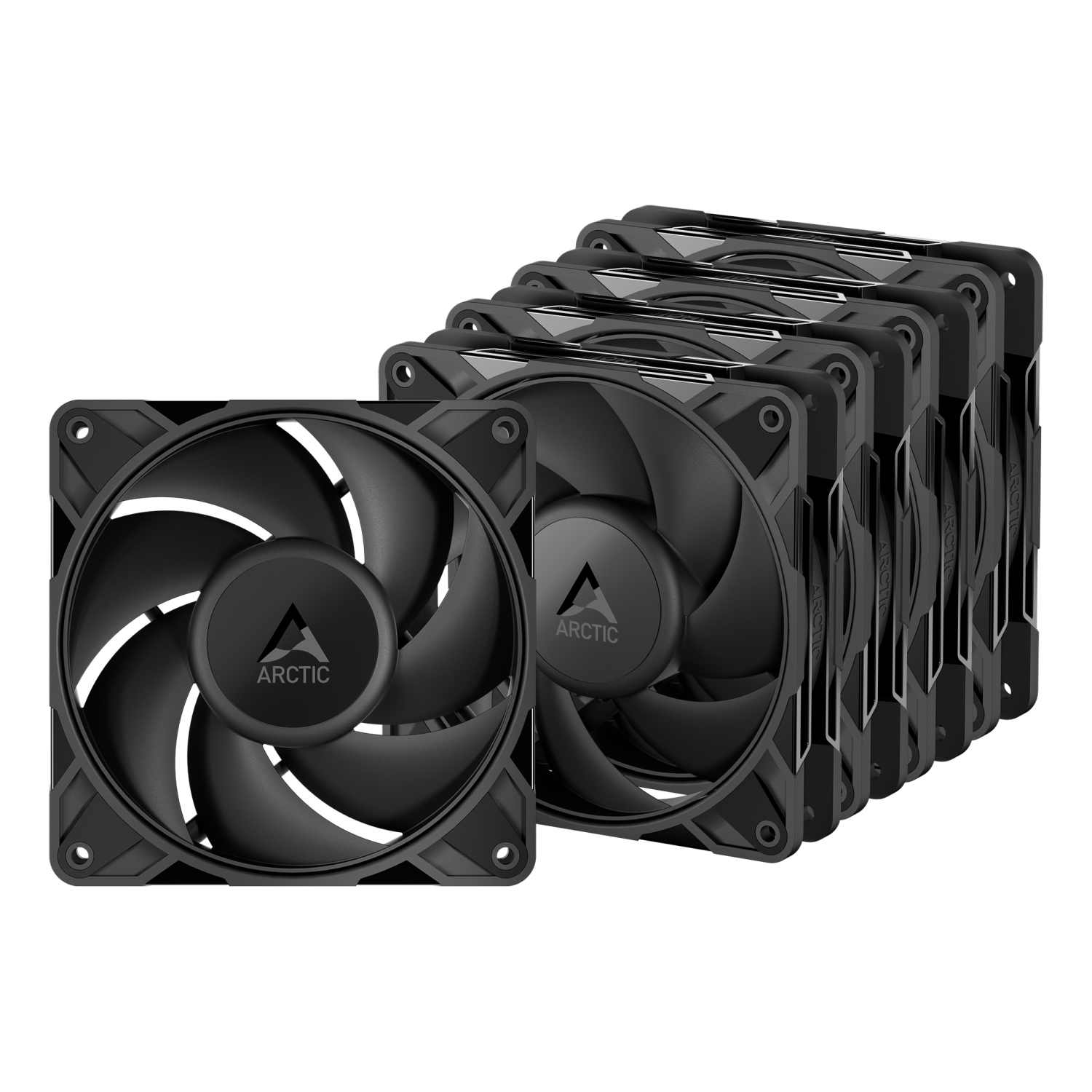 ARCTIC Freezer P12 Pro PST - 5 Pack - 120 mm PWM Fan with Cable Splitter