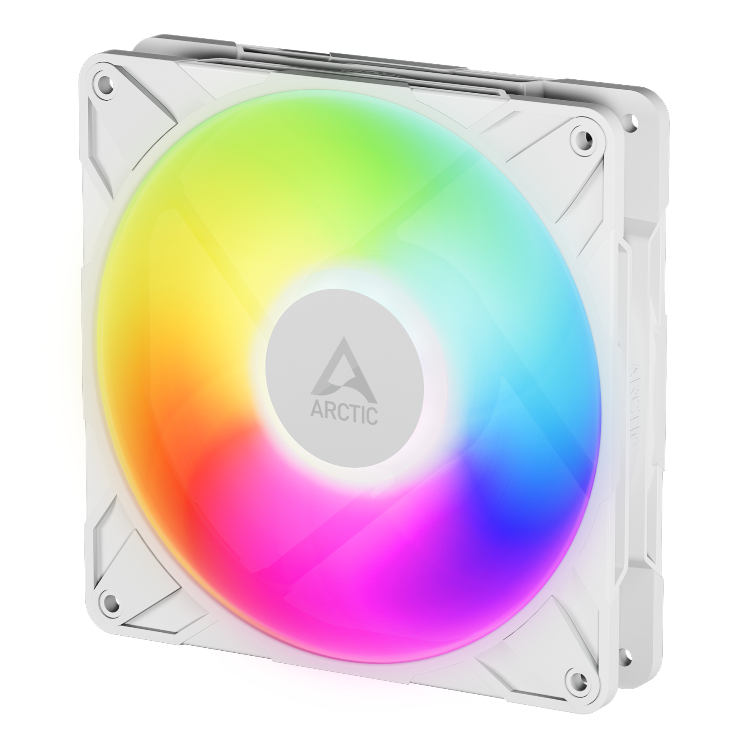 ARCTIC P14 Pro A-RGB (White) 140 mm A-RGB PWM Fan with Cable Splitter