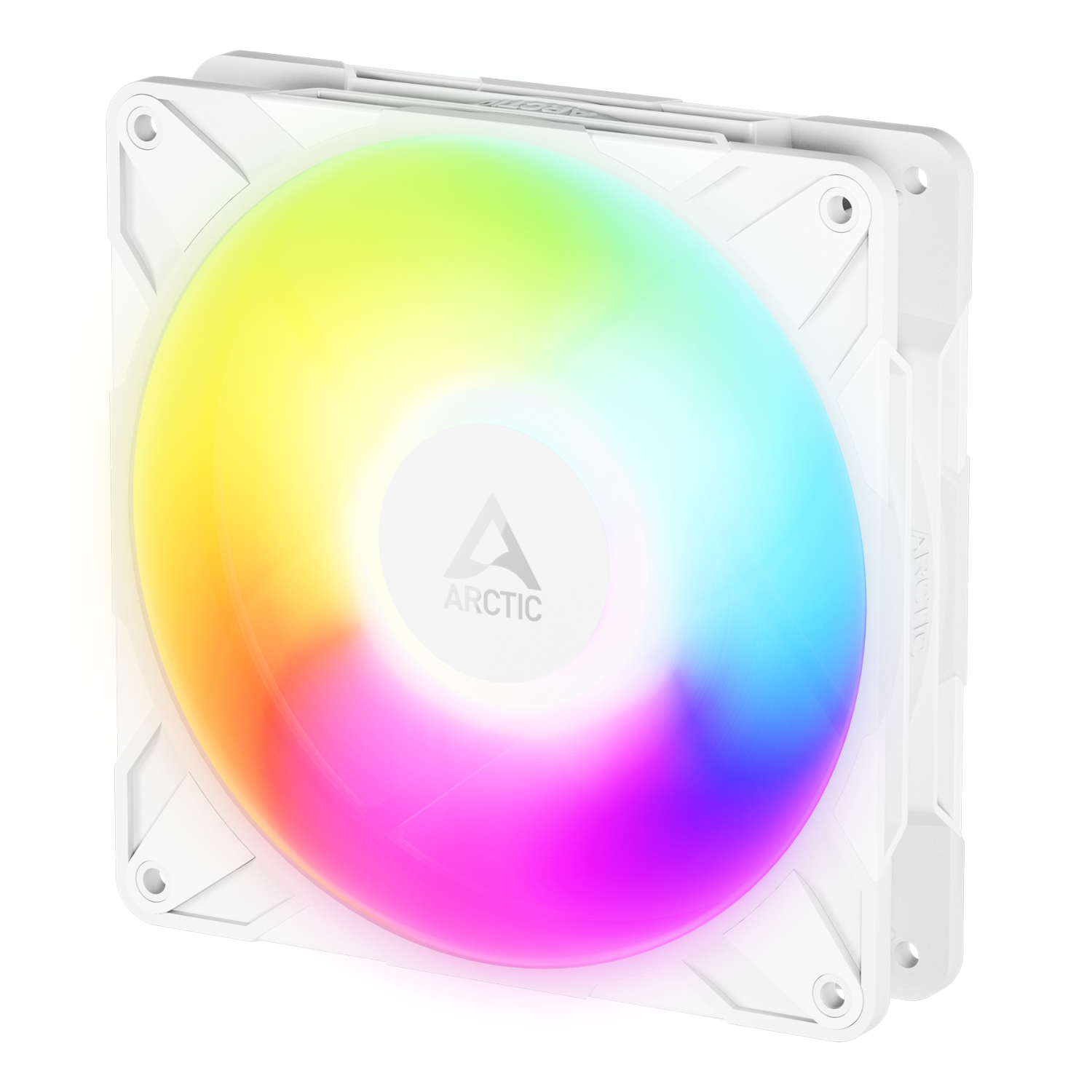 ARCTIC Freezer P14 Pro Reverse A-RGB (White) - 140 mm A-RGB PWM Fan with Cable Splitter