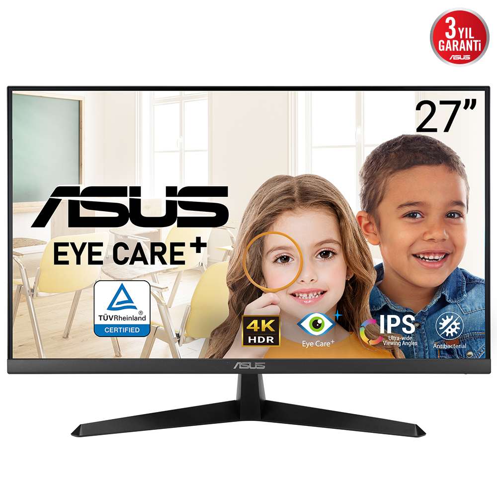 ASUS VY27UQ Computer Monitors - 27 Inches - Black