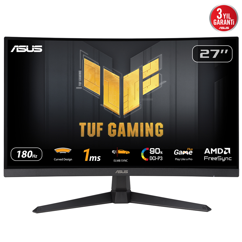 ASUS VG27VQ3B Computer Monitors - 27 Inches - Black