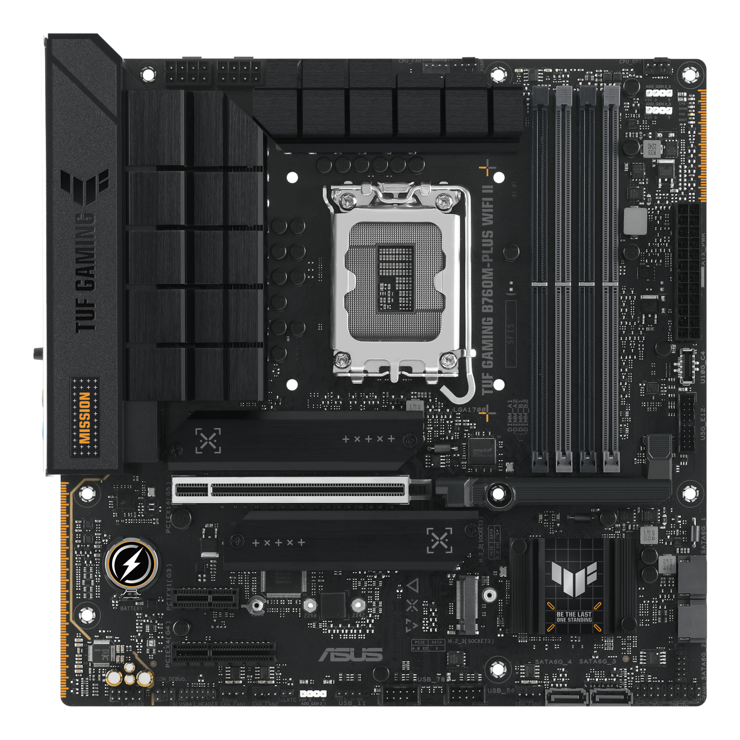 ASUS B760M-PLUS Motherboards - Black