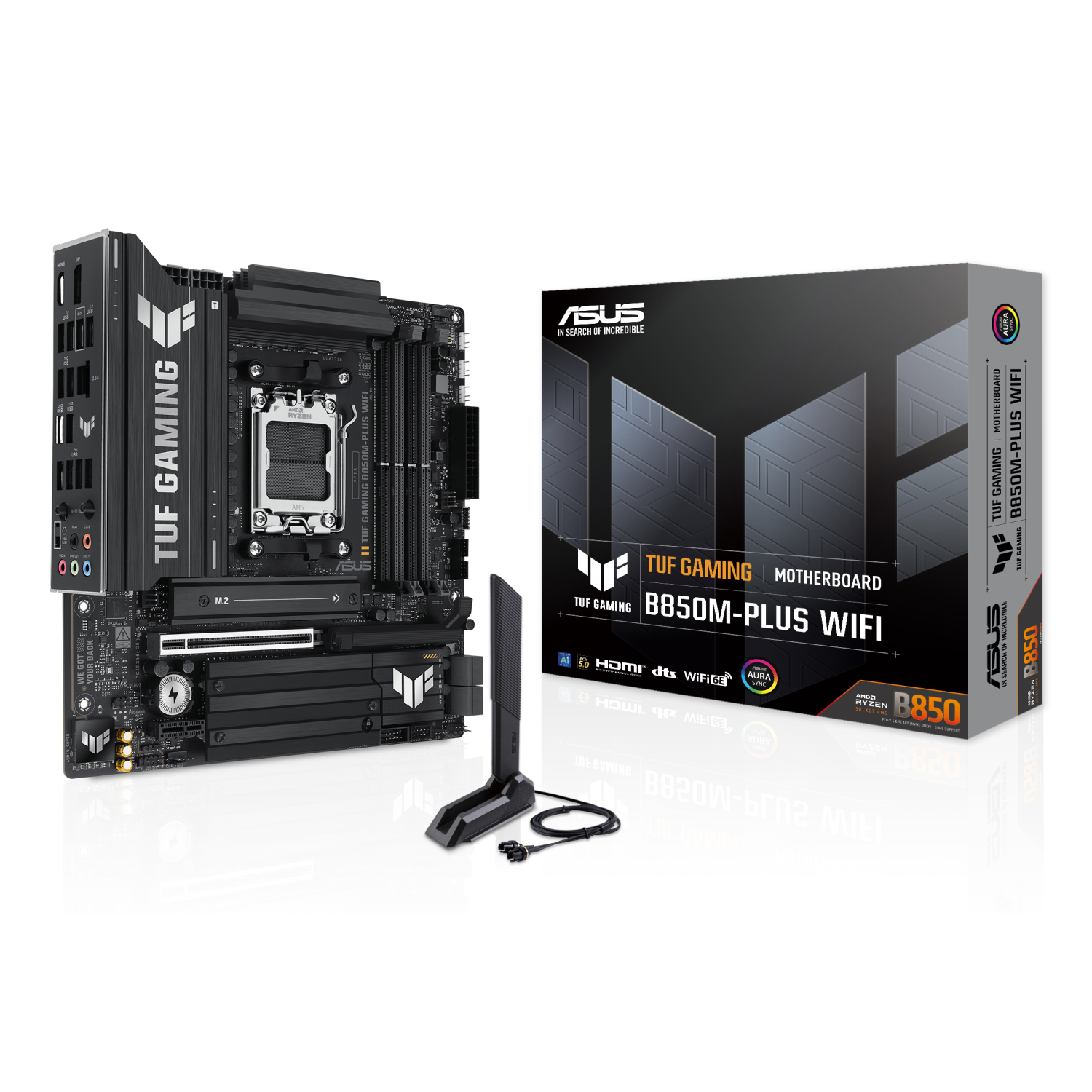 ASUS B850M-PLUS Motherboards - Black