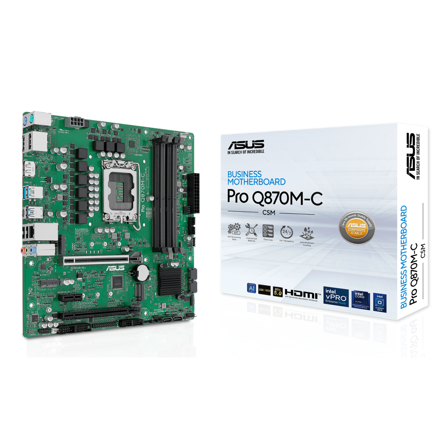 ASUS Q870M-C-CSM Motherboards - Multi