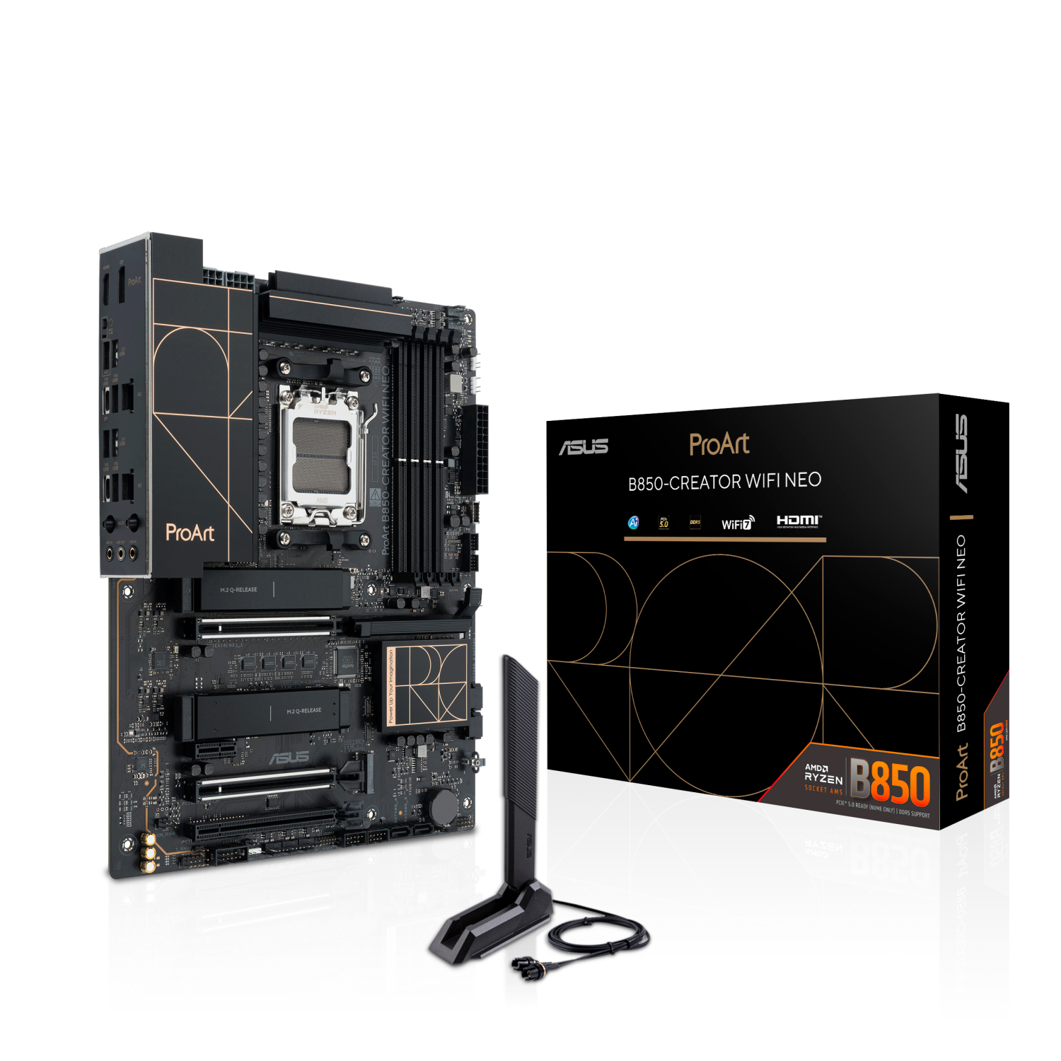 ASUS B850-CREATOR Motherboards - Black
