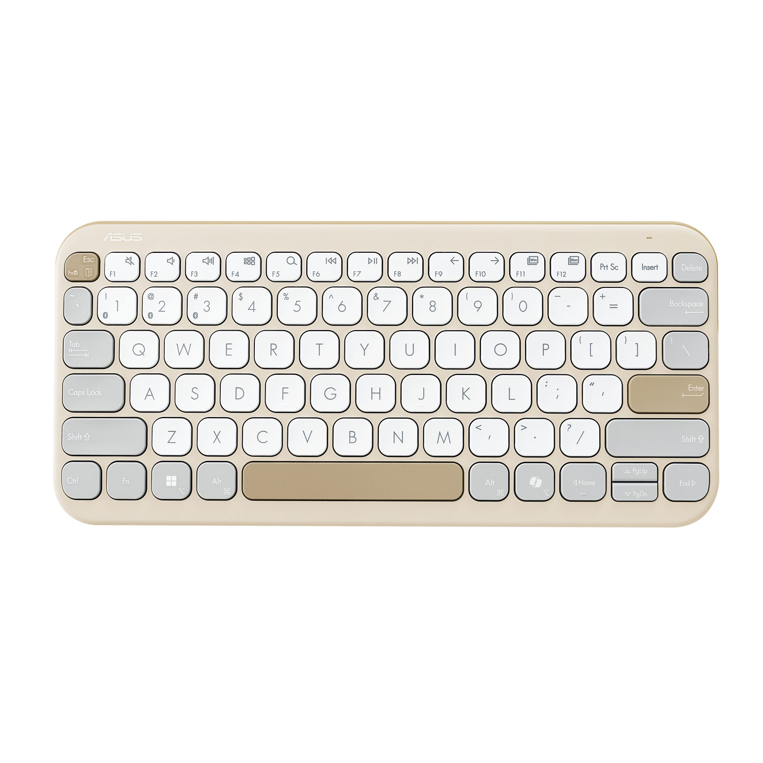 ASUS KW100 Keyboards - Beige