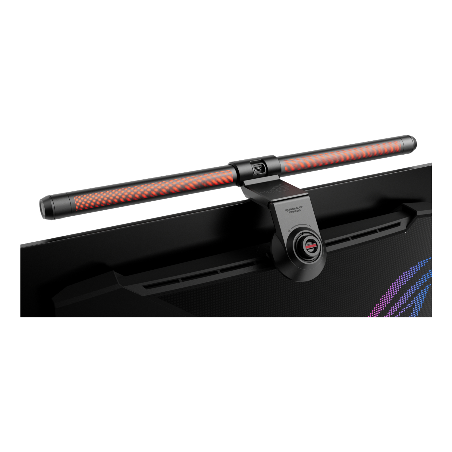 ASUS ALB01 ROG Aura Monitor Light Bar, Asymmetrical Lighting, Three Lighting Modes, Patented Clamp & Magnetic Buckle