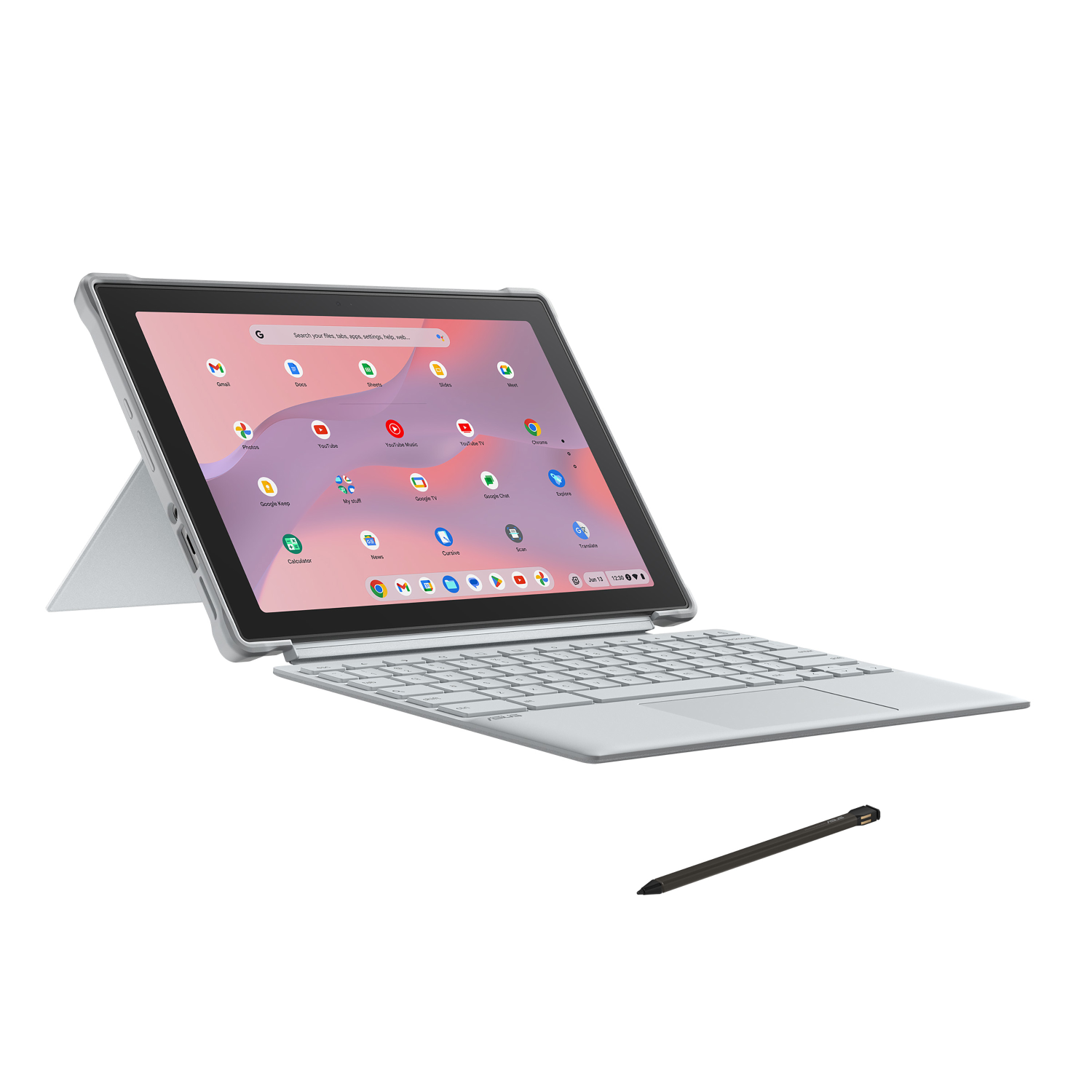 ASUS CM30 Chromebooks - 10.5 Inches - 4GB - Silver