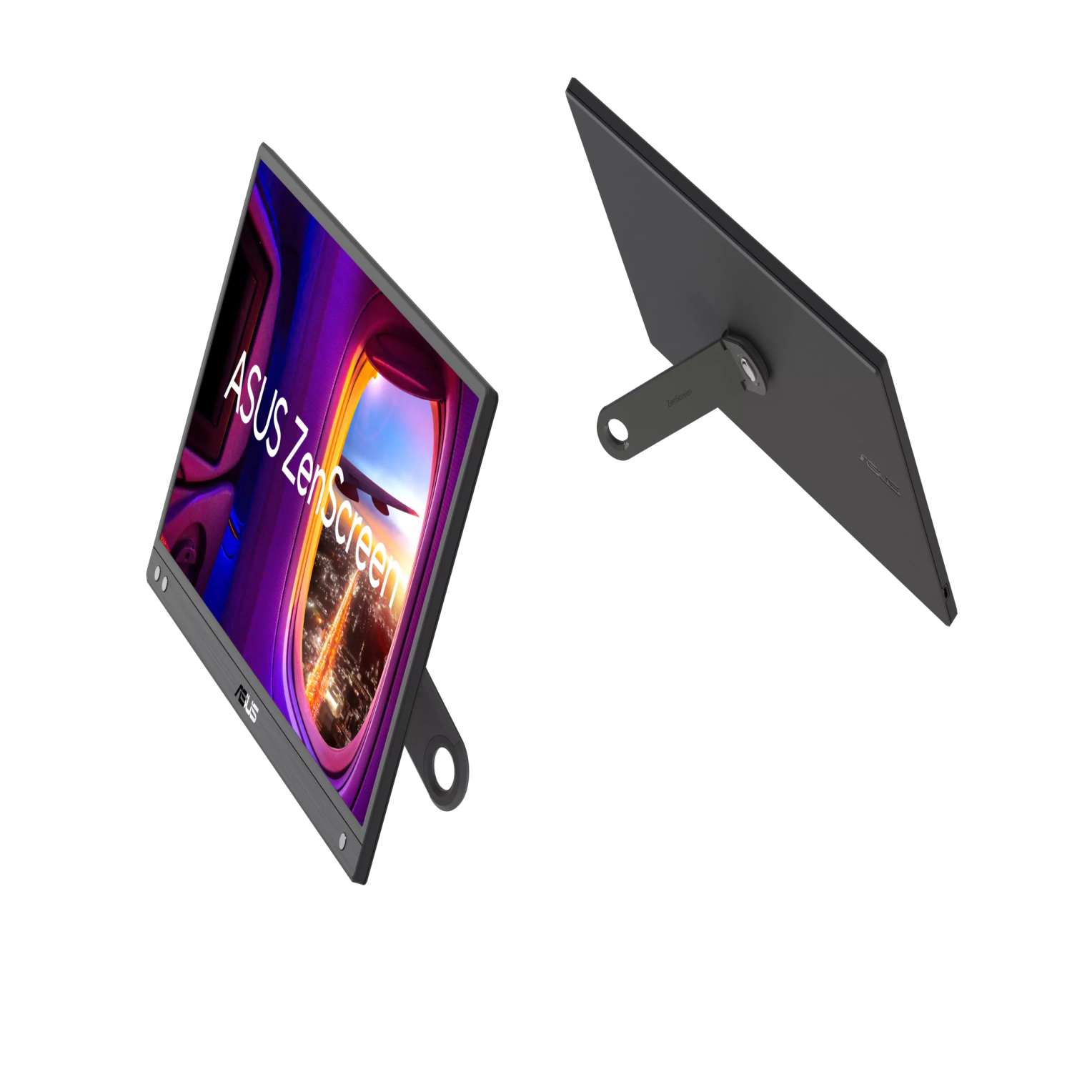 ASUS MB166CR Computer Monitors - 15.6 Inches - Black
