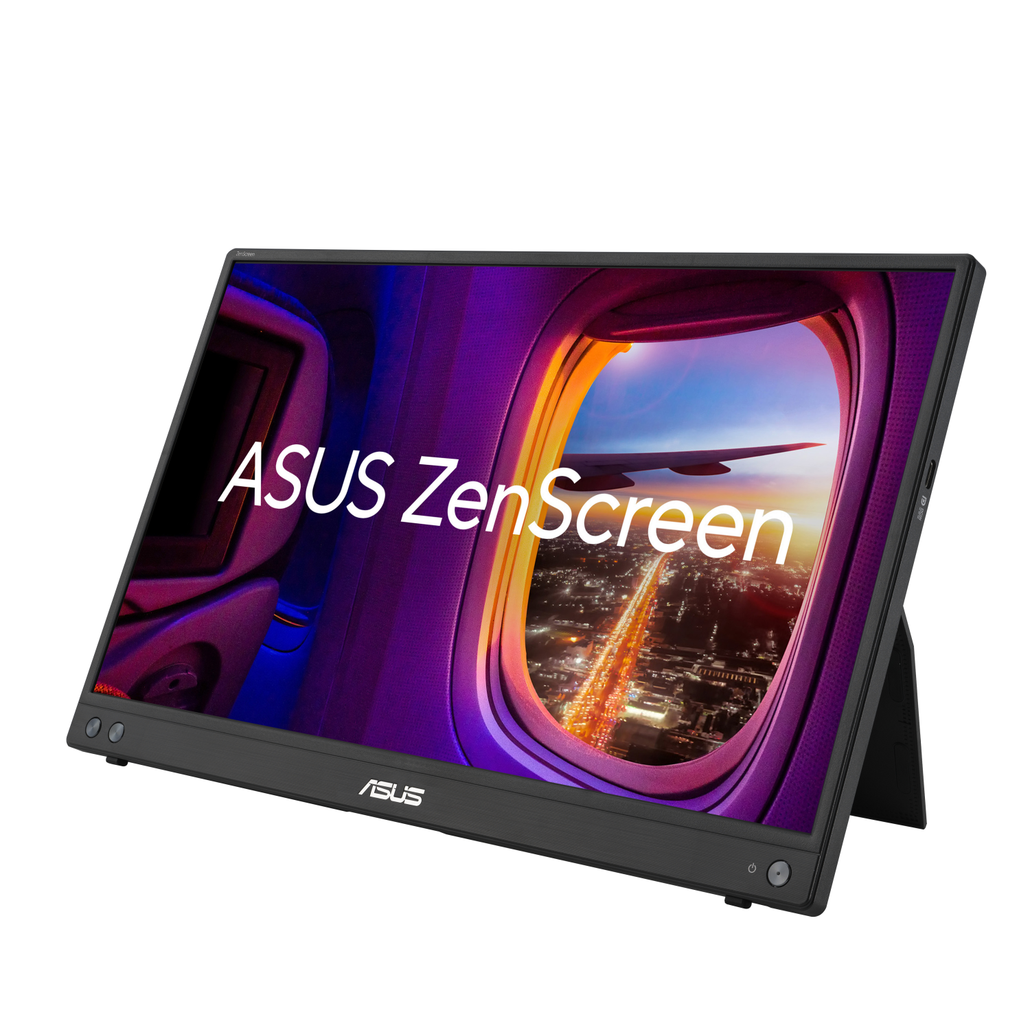 Asus MB16AHV Computer Monitors - 15.6 Inches - Black
