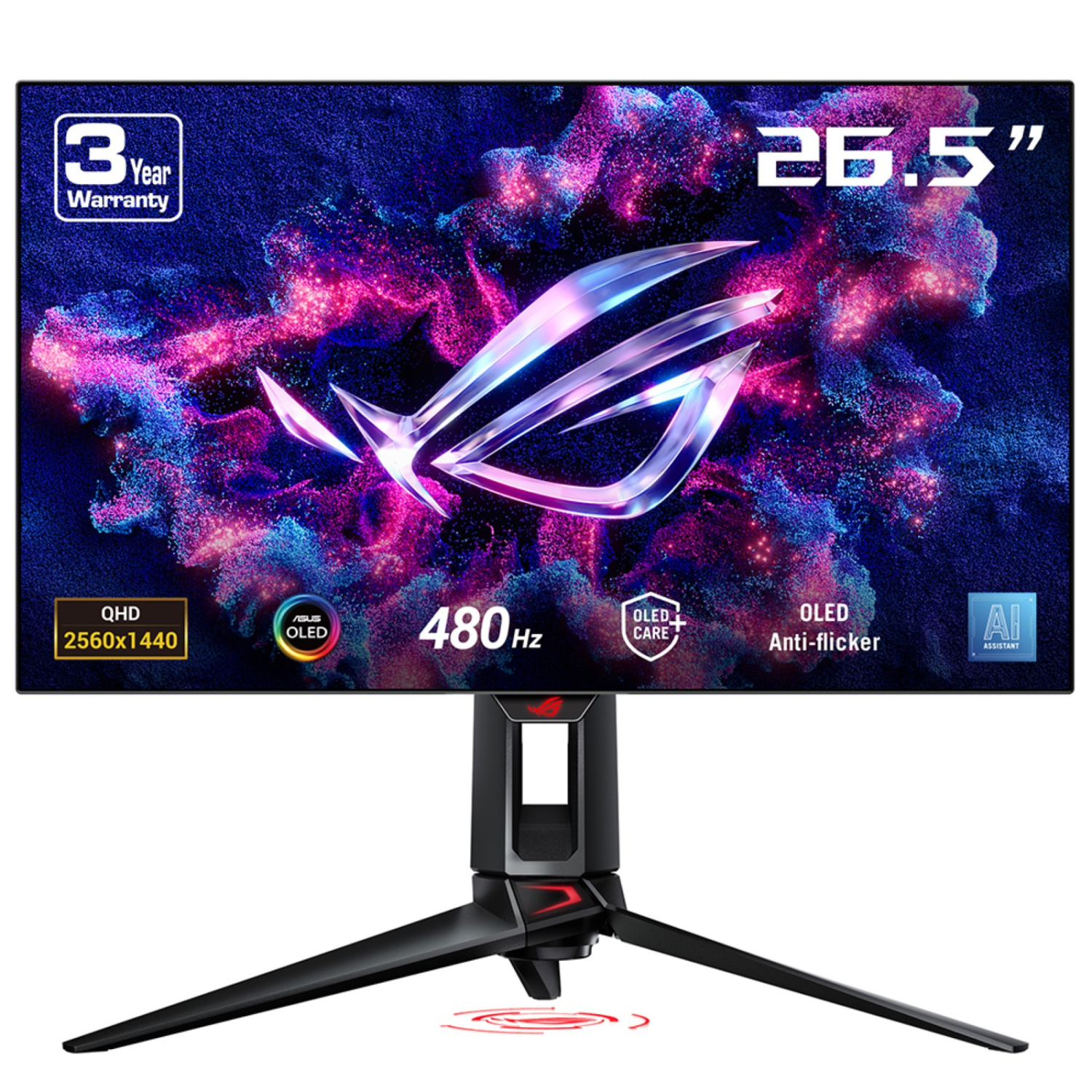 ASUS PG27AQDP Computer Monitors - 26.5 Inches - Black