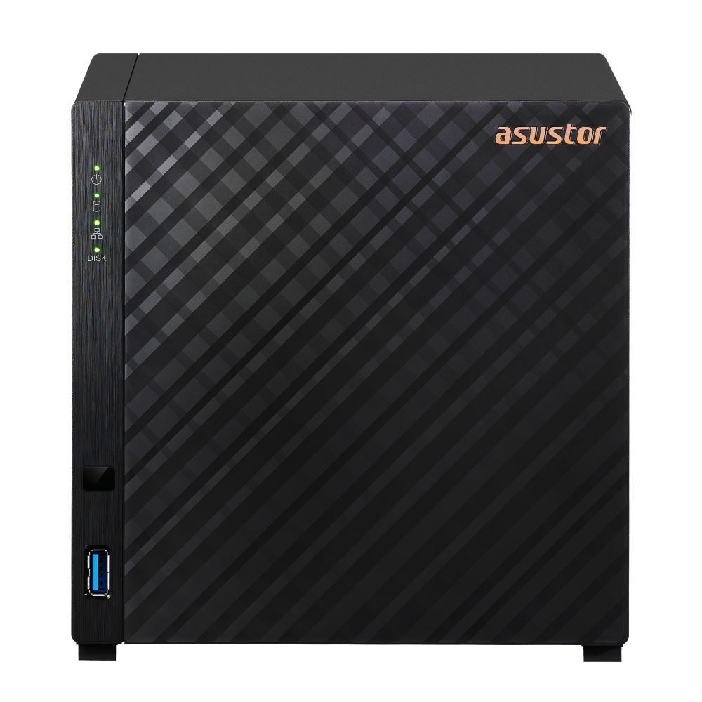 ASUSTOR AS1104T NAS & Storage Servers - 1GB - Black