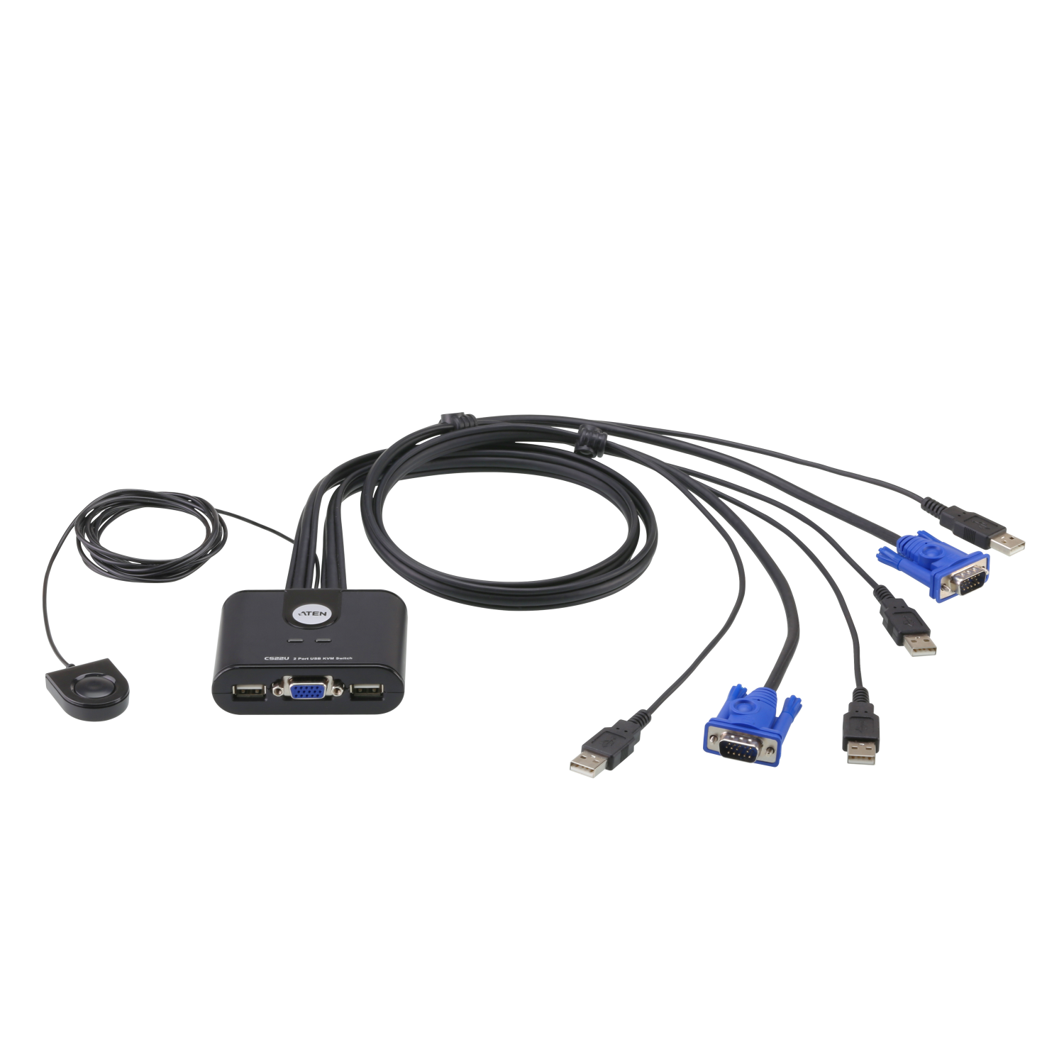 Aten CS22U KVM Switches - Black