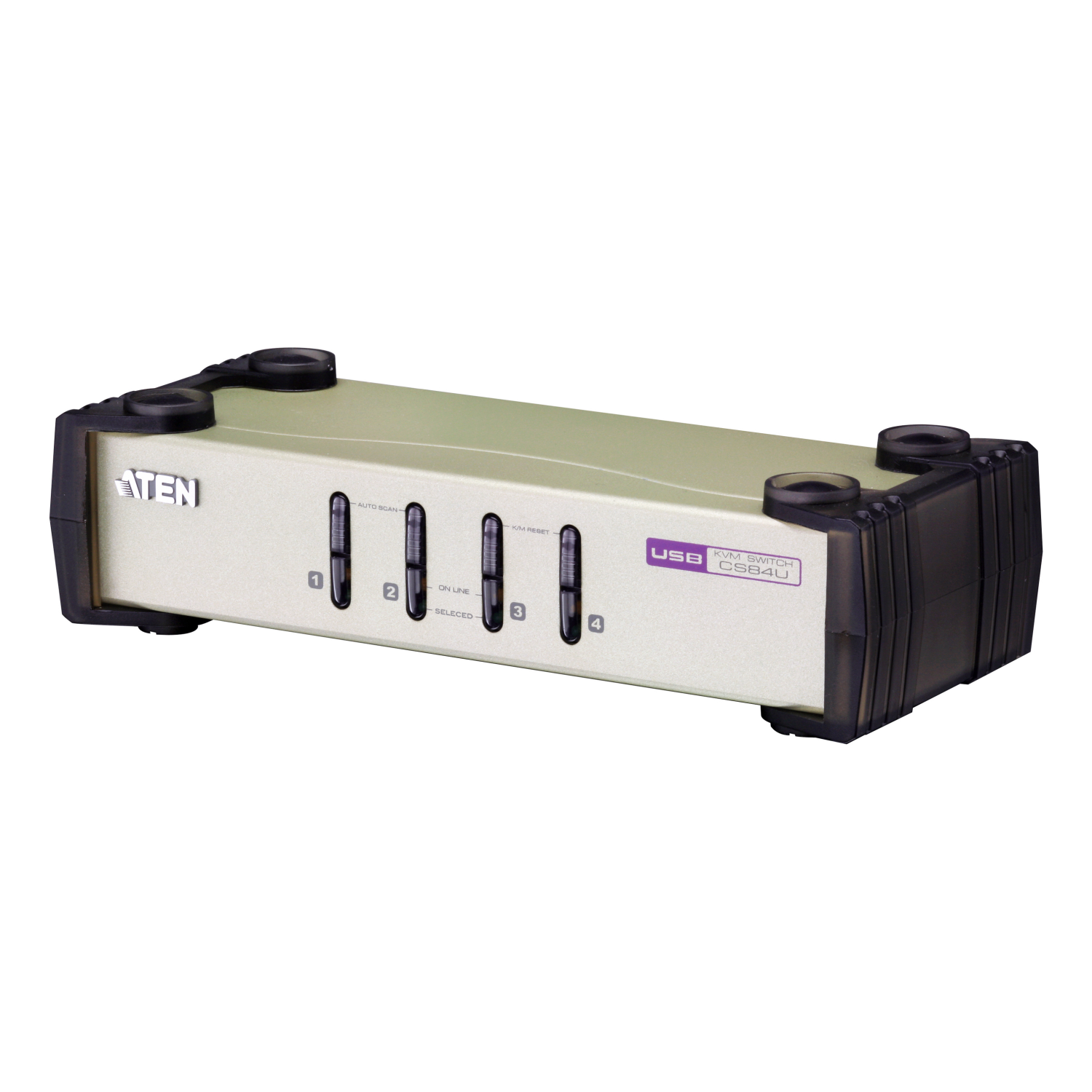 ATEN 4 Port Desktop VGA USB/PS/2 KVM