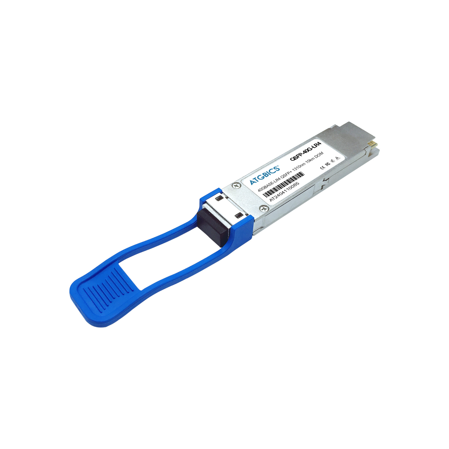 ATGBICS QSFP-40G-LR4-PSM1310-A Network Transceiver Modules - Silver