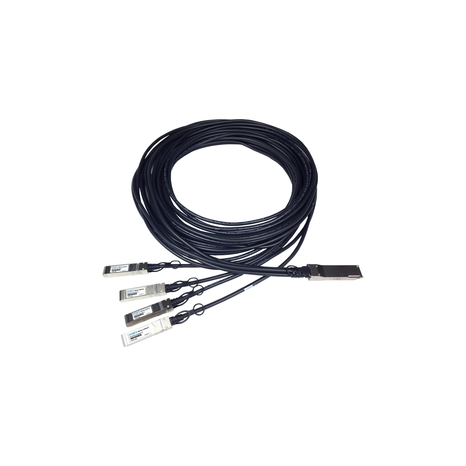 ATGBICS QSFP-4x25G-C5M Fibre Optic Cables - Black