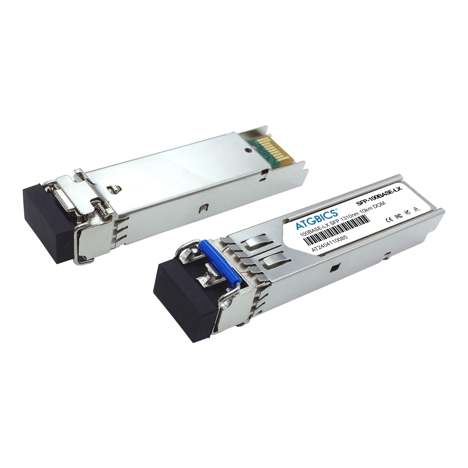 ATGBICS SFP-1FEMLC-T-10 Network Transceiver Modules - Silver