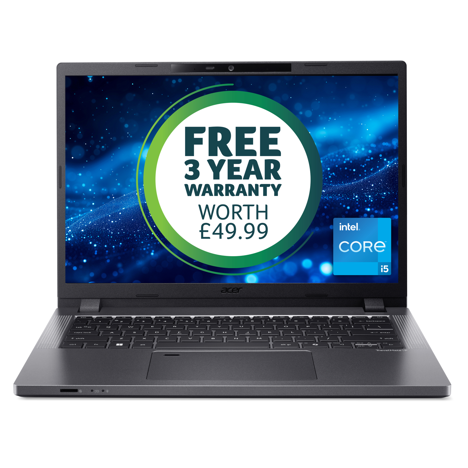 Acer i5-13 Laptops - 14 Inches - 8GB - Grey