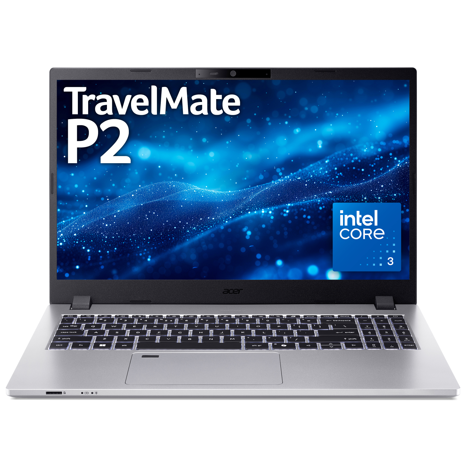 Acer TMP215-55 Laptops - 15.6 Inches - 8GB - Grey