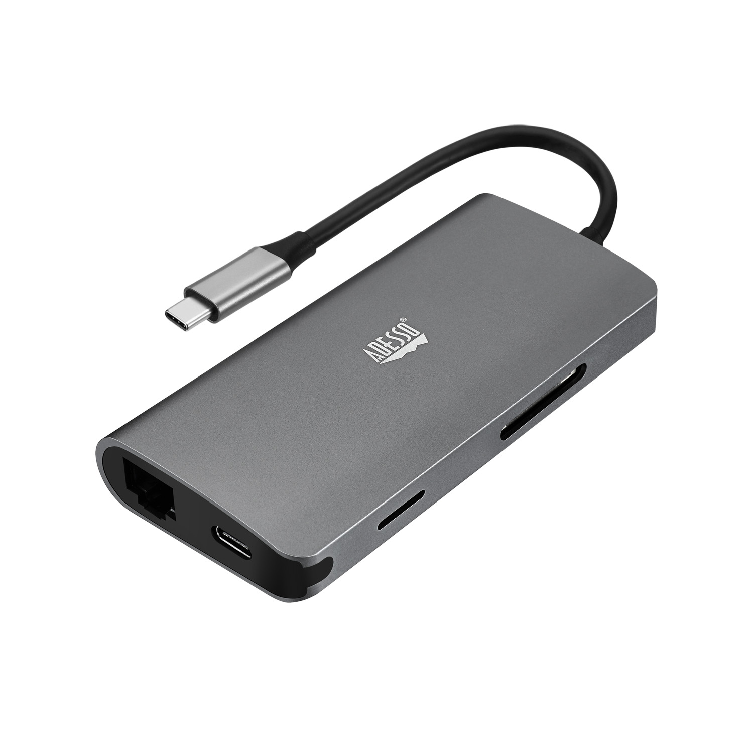 Adesso AUH-4030 Laptop Docks & Port Replicators - Grey