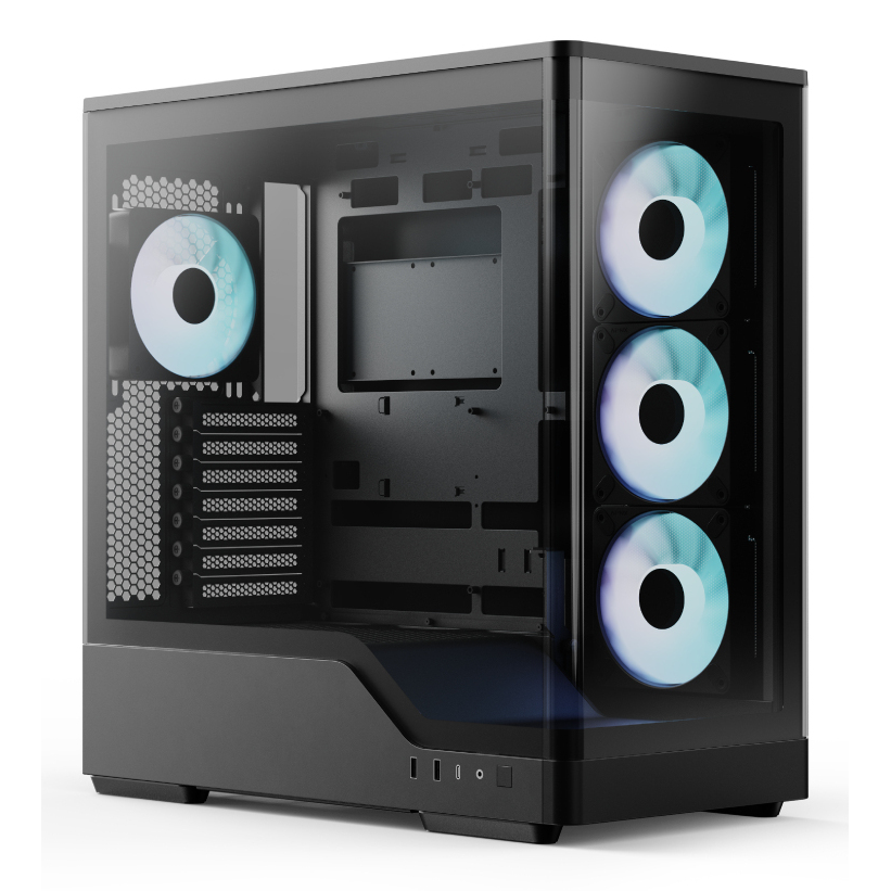 Aerocool P500A-BK Computer Cases - Black