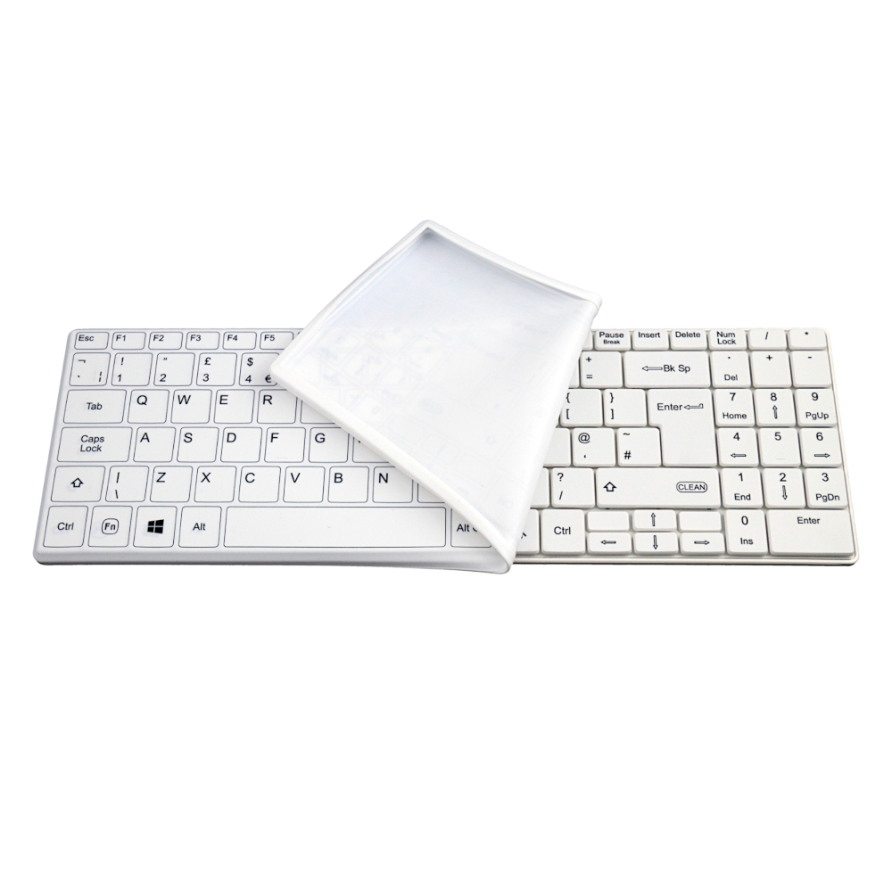 Aitmon UK Medical Grade Mini UK Keyboard Waterproof with Detachable Cover