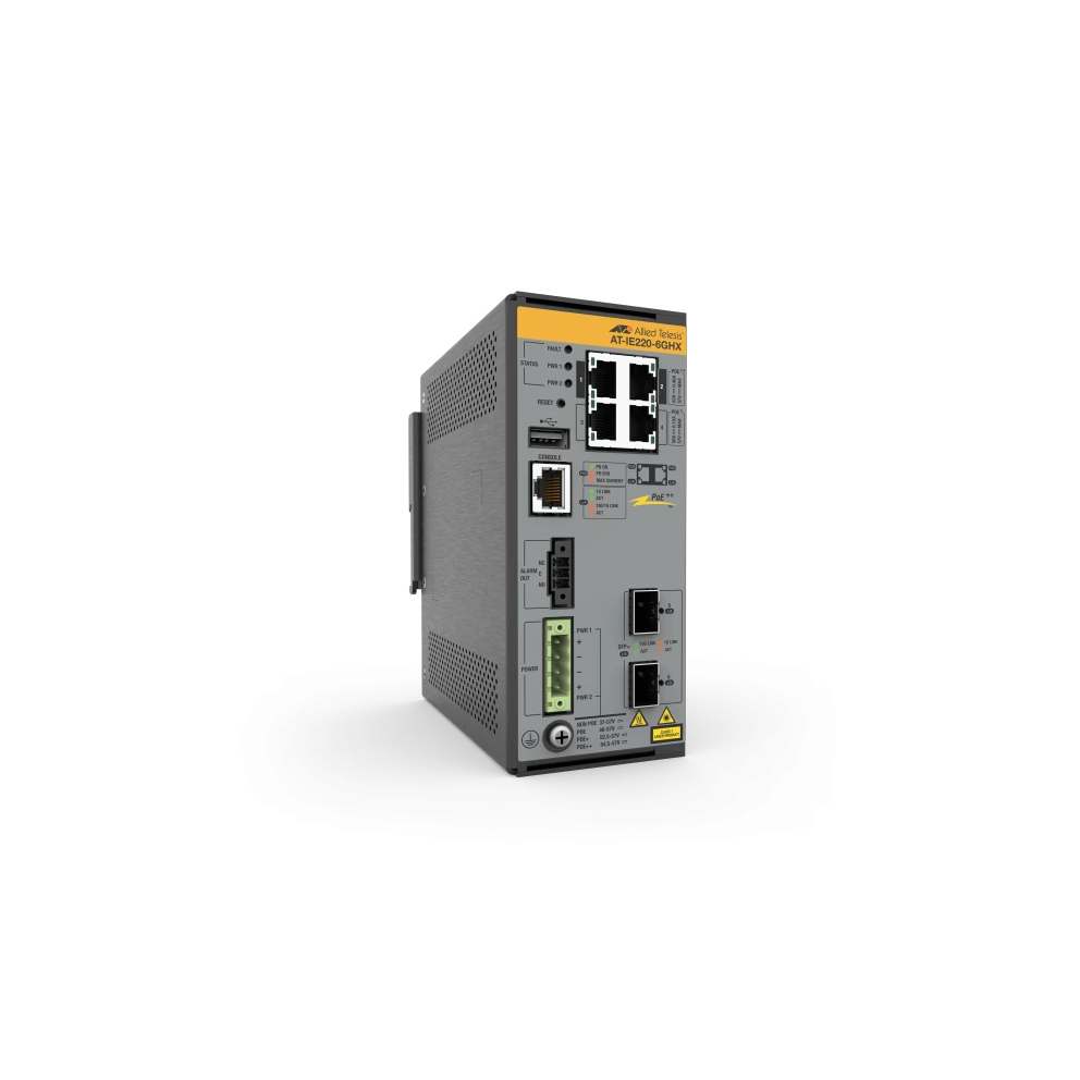 Allied Telesis IE220-6GHX Network Switches - 512MB - Grey
