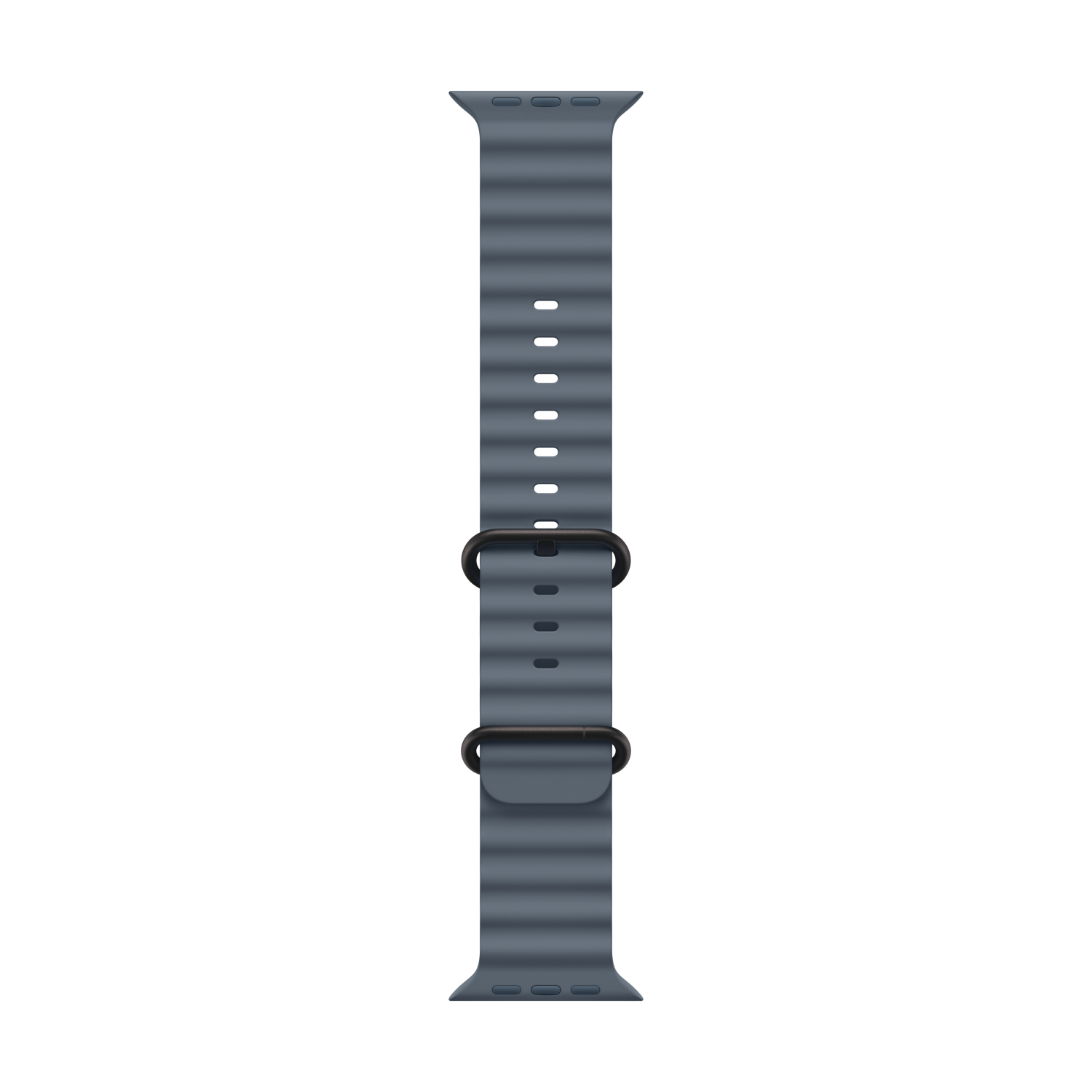 Apple Titanium Finish Band Blue Fluoroelastomer, Titanium