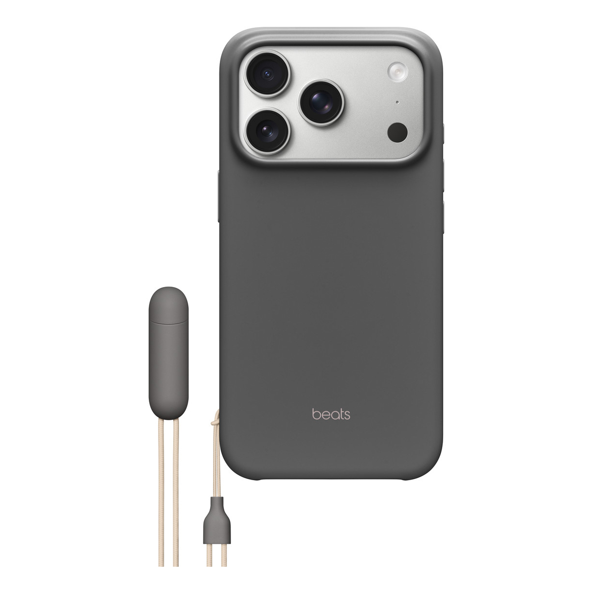 Apple Beats iPhone 17 Pro Kickstand Case with MagSafe and Camera Control - Granite Grey