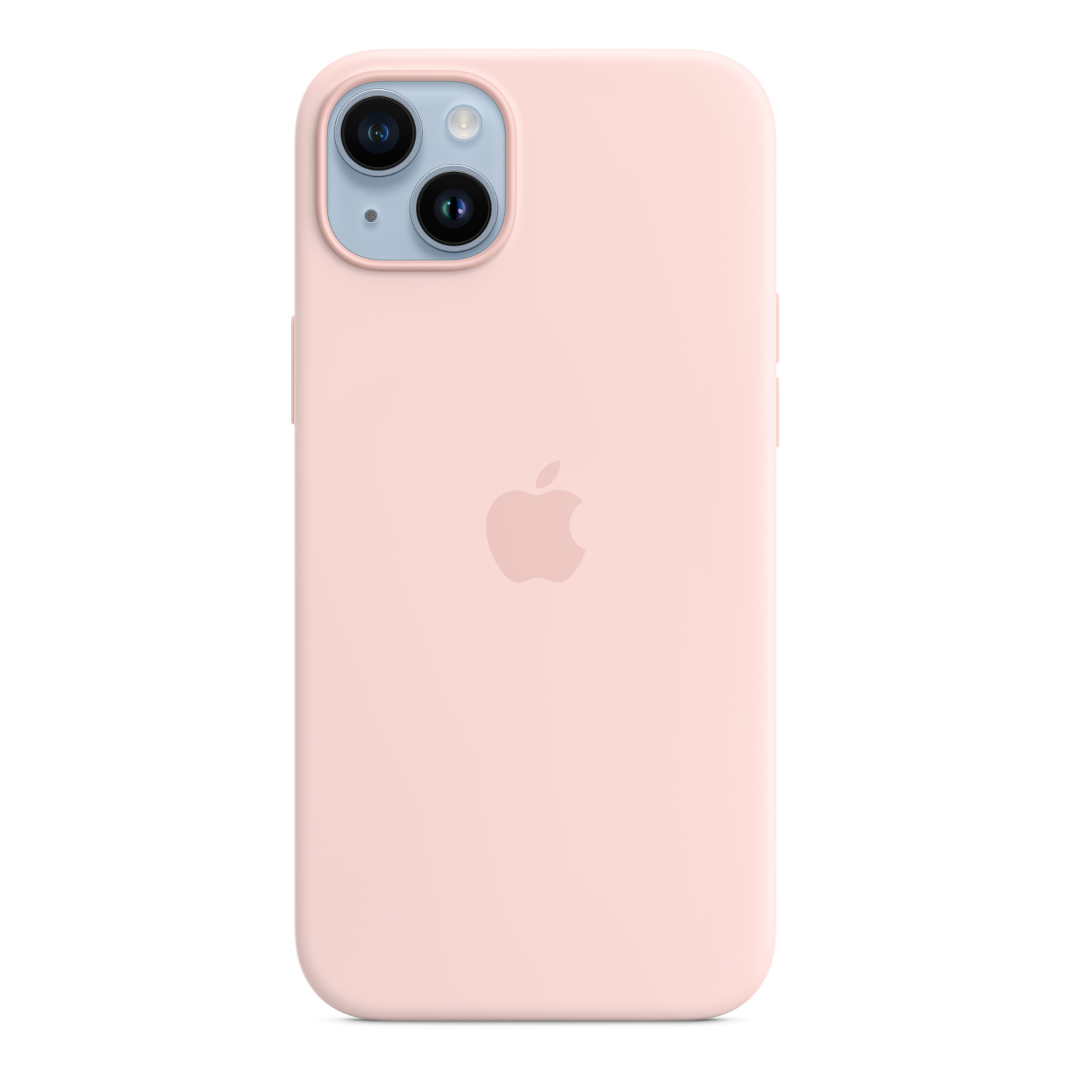 Apple iPhone 14 Plus Silicone Case with MagSafe - Chalk Pink
