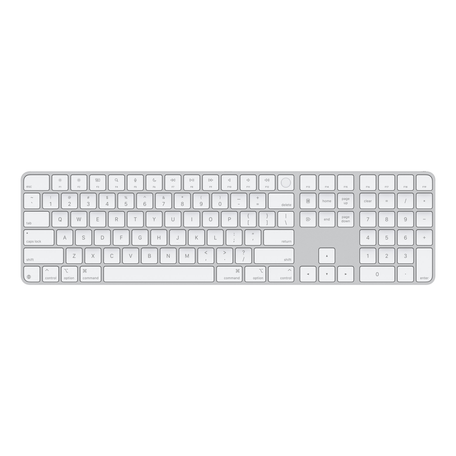 Apple Magic keyboard Universal USB + Bluetooth QWERTY US English White