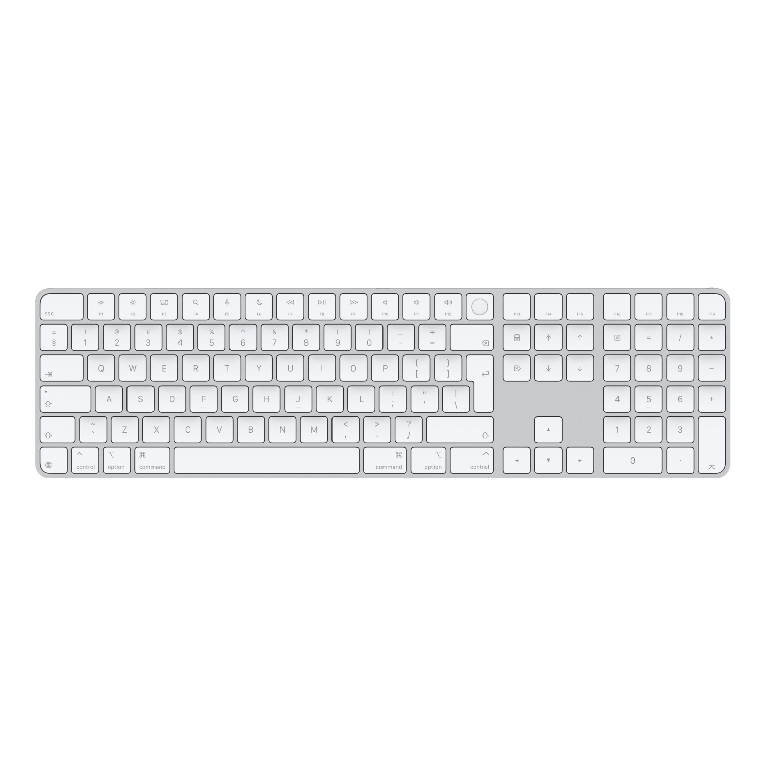 Apple Magic keyboard Universal USB + Bluetooth QWERTY English White