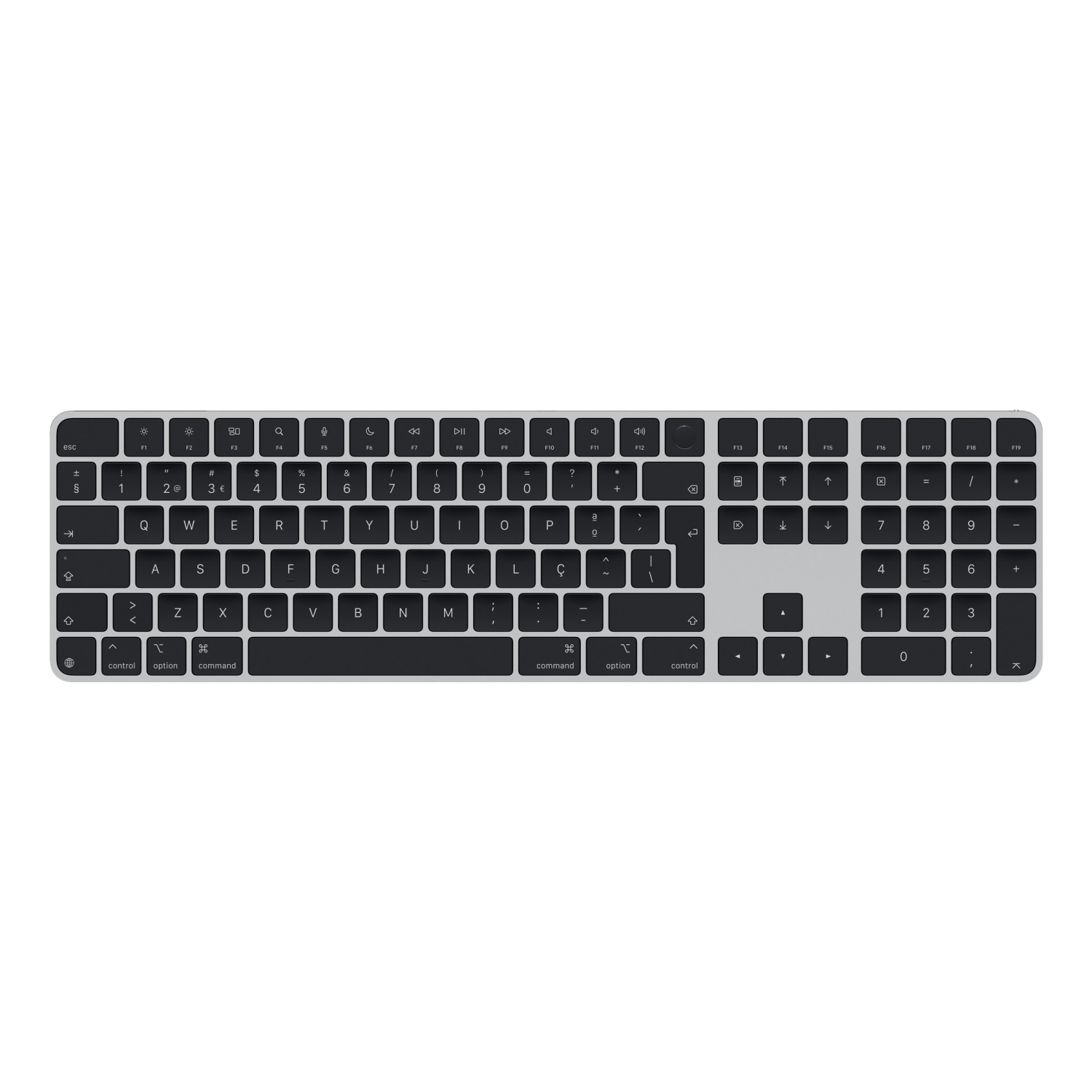 Apple Magic keyboard Universal USB + Bluetooth QWERTY Portuguese Black