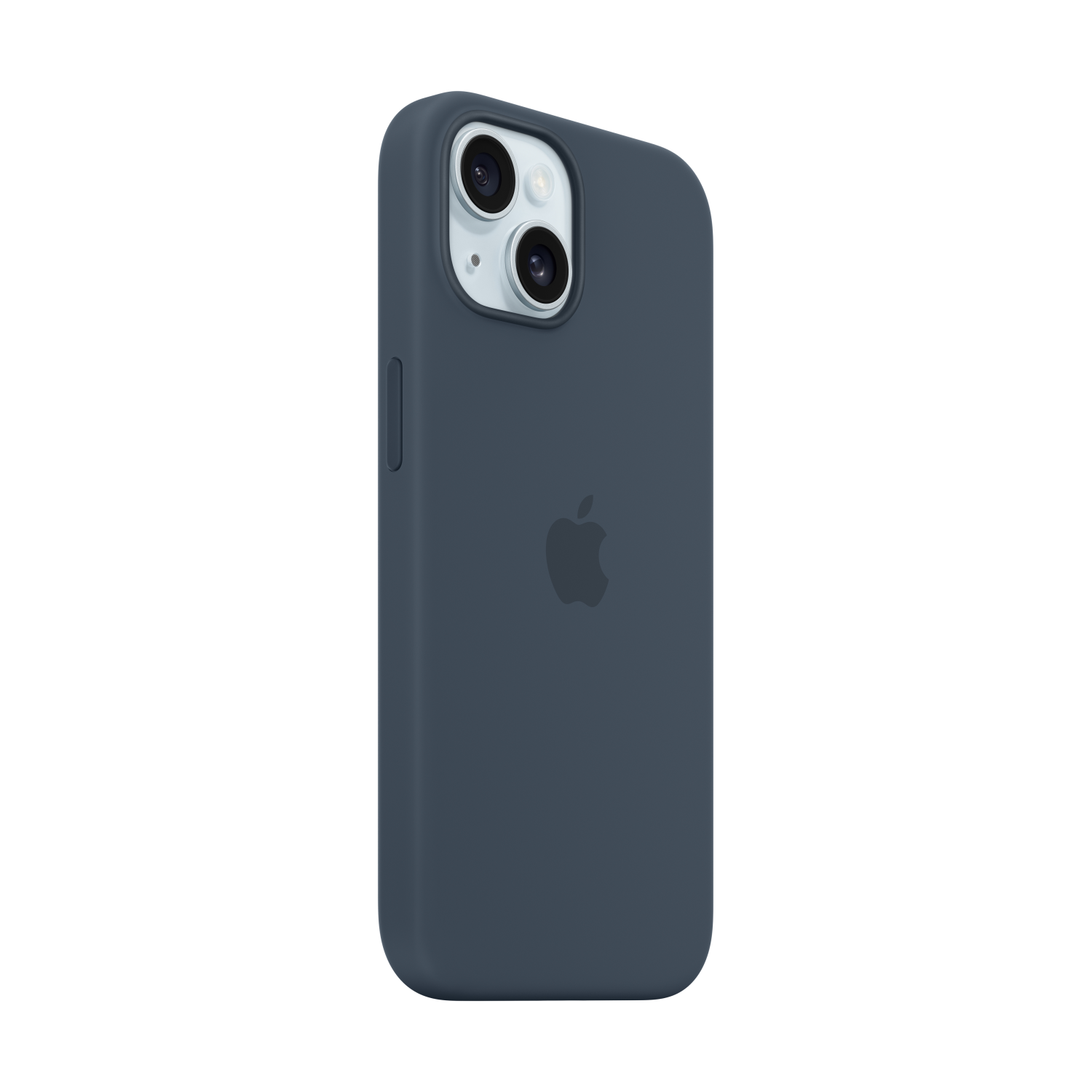 Apple iPhone 15 Silicone Case with MagSafe - Storm Blue