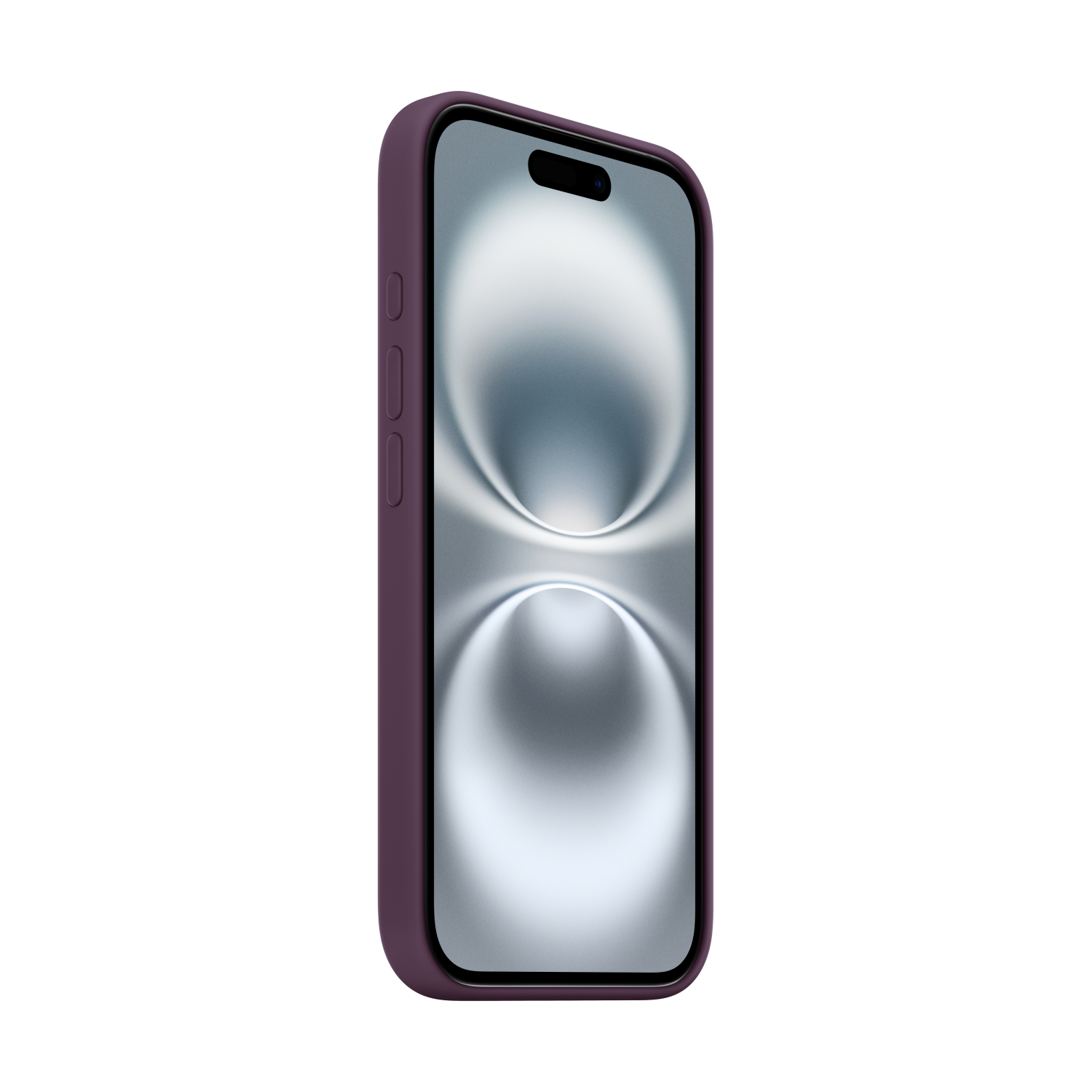 Apple iPhone 16 Silicone Case with MagSafe - Plum