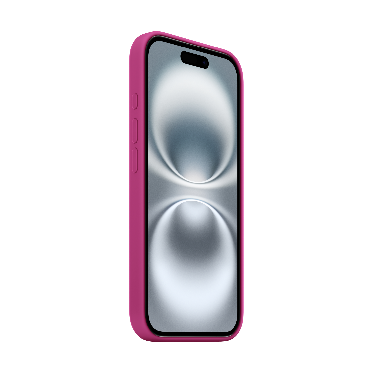 Apple iPhone 16 Silicone Case with MagSafe - Fuchsia