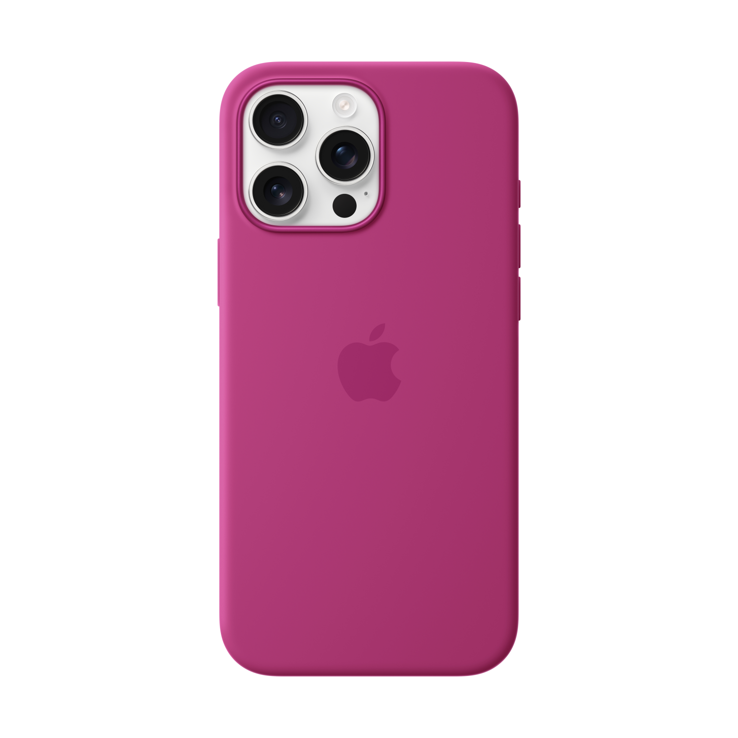Apple iPhone 16 Pro Max Silicone Case with MagSafe - Fuchsia