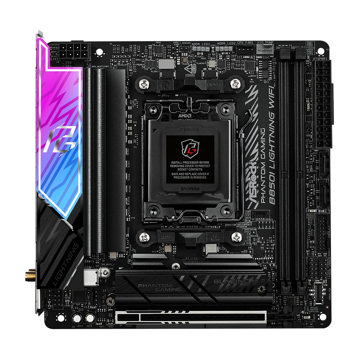 Asrock Phantom Gaming B850I LIGHTNING WIFI - motherboard - m
